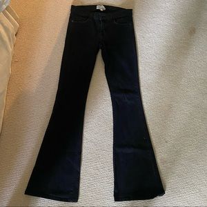 Black flared low waist citizen jeans